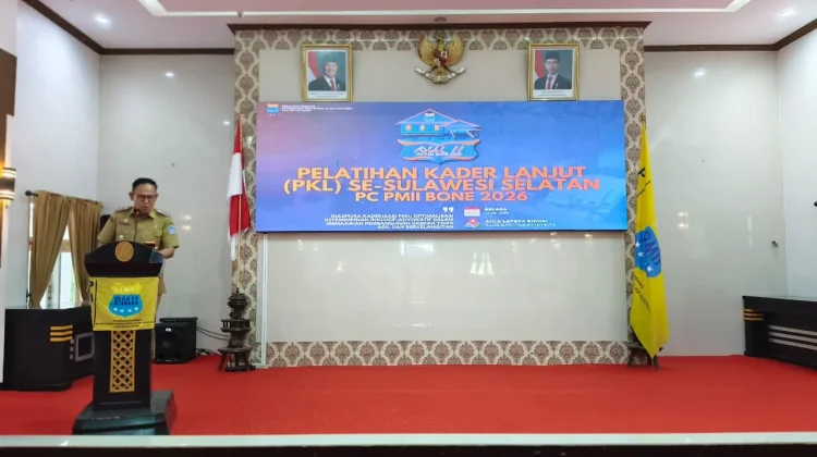 Pelatihan Kader PMII, Wabup Bone Tekankan Pentingnya Kepemimpinan Muda