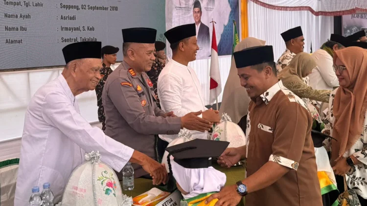 Polsek Lalabata Amankan Penamatan 395 Santri