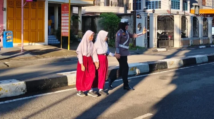 Satlantas Bone Gelar Commander Wish Pagi