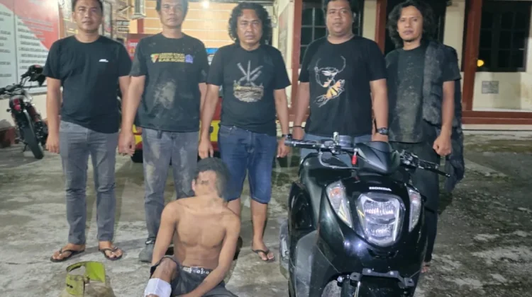 Diamuk Massa, Residivis Curanmor Diamankan Aparat Polres Bone