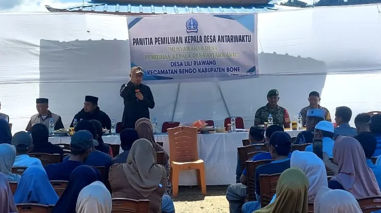 Pantau Pilkades PAW di Bengo, Wabup Bone Ajak Warga Jaga Persatuan