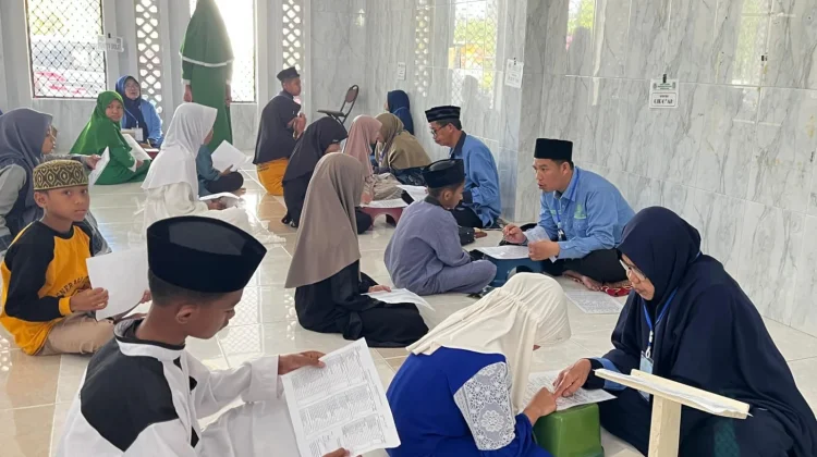 LPPTKA-BKPRMI Sinjai Utara Uji Kemampuan Mengaji 77 Santri