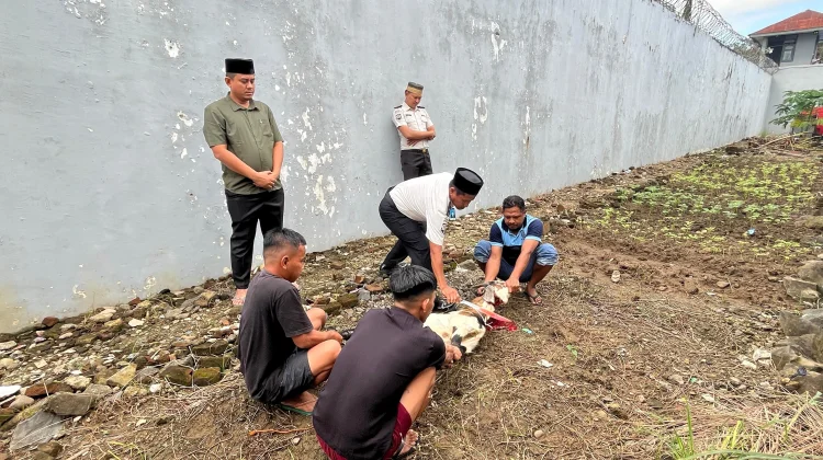 Rutan Sinjai Tebar Kepedulian lewat Kurban Iduladha, Warga Binaan Ikut Terlibat