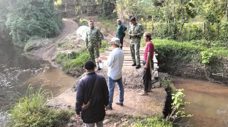 Jembatan Armco Kodim Bone Jadi Harapan Petani di Dusun Cingerang