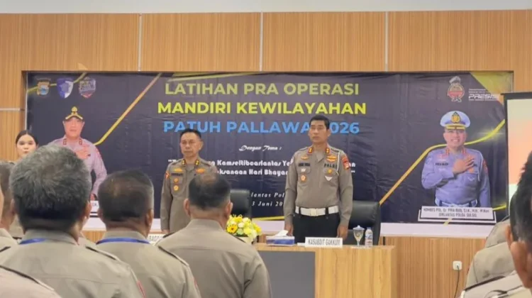 Kasat Lantas Bone Ikuti Latpraops Patuh Pallawa