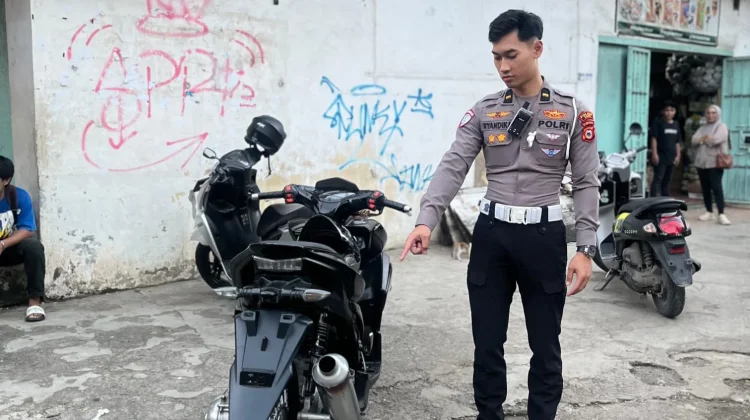Satlantas Bone Mulai Tertibkan Knalpot Brong jelang Ops Patuh 2026