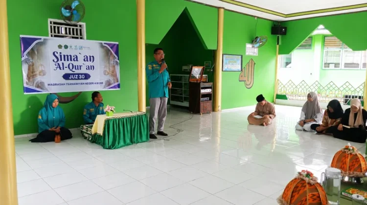 MTsN 4 Bone Komitmen Cetak Generasi Qurani Melalui Sima’an Juz 30