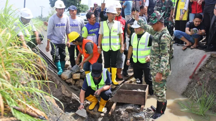 Gubernur Sulsel Resmikan Rehabilitasi Irigasi Bengo di Bone