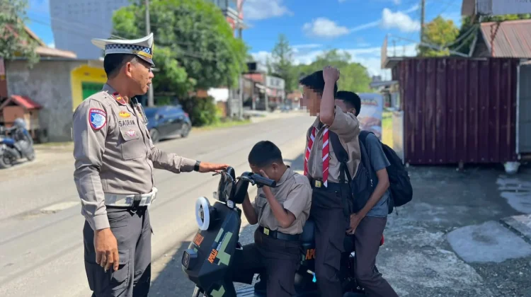 Satlantas Bone Ingatkan Larangan Sepeda Listrik di Jalan
