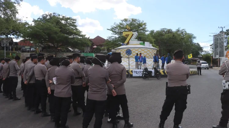 Polres Soppeng Amankan Aksi Aspirasi