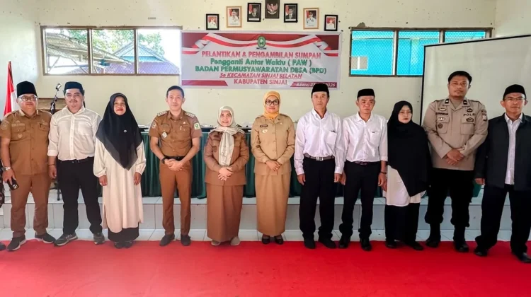 Bupati Sinjai Tekankan Sinergi Desa saat Lantik 5 Anggota BPD PAW
