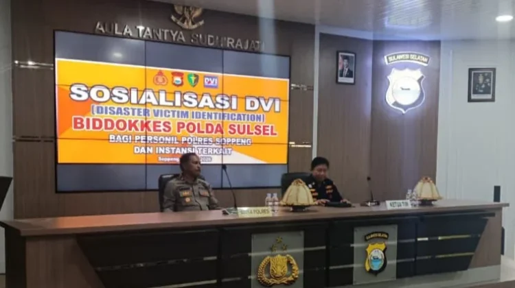 Wakapolres Soppeng Buka Sosialisasi DVI Tingkatkan Kesiapsiagaan Personel