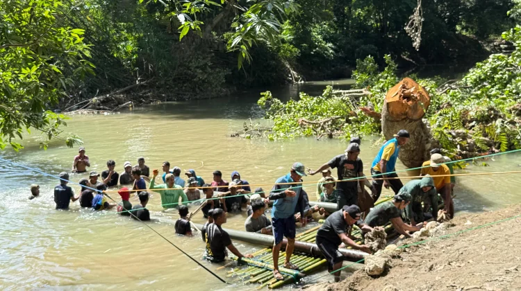 Permudah Akses Petani, Desa Tadangpalie jadi Sasaran Program TMMD