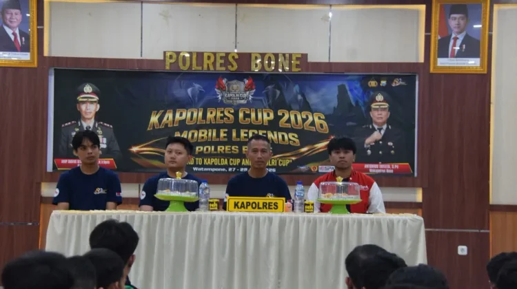 Kapolres Bone Buka Turnamen Mobile Legends Kapolres Cup 2026