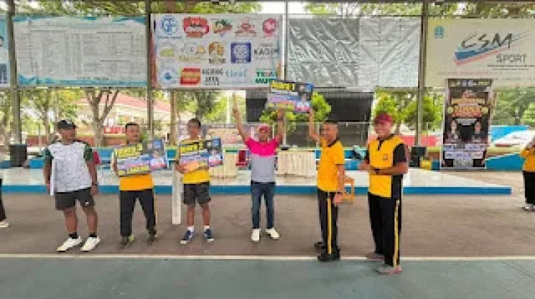 Bupati Bone Support Hadiah Pemenang Turnamen Tenis HUT Bhayangkara