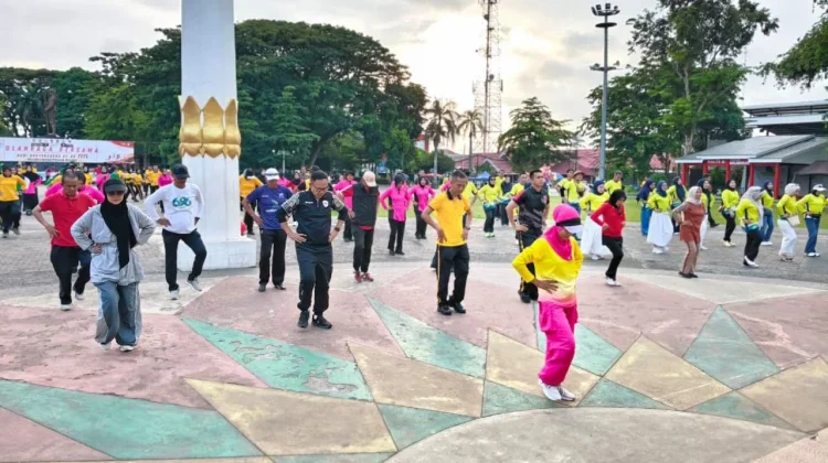 Pemkab dan Polres Bone Gelar Olahraga Bersama di CFD