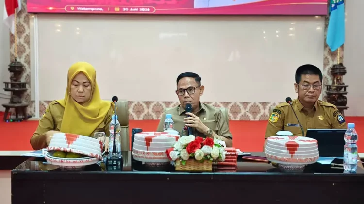 Wabup Bone Pimpin HLM TP2DD Evaluasi PAD Triwulan Kedua
