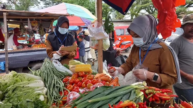 Hasil Uji Pastikan Hortikultura di Pasar Sentral Sinjai Aman Dikonsumsi