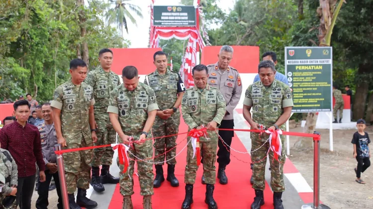 Bupati dan Danrem Bone Resmikan Jembatan Perintis Garuda Awangpone