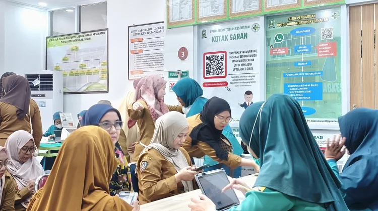 Puluhan Pegawai Diskominfo Sinjai Ikuti Cek Kesehatan Gratis