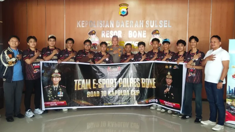 Tim E-Sport Polres Bone Siap Berlaga di Kapolda Cup