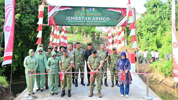 Jembatan Perintis Garuda Batu Gading Resmi Perkuat Konektivitas Wilayah Bone