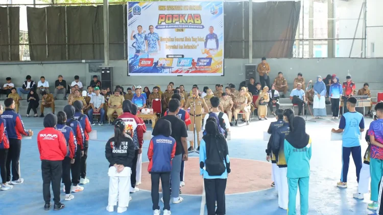 Bupati Bone Buka Popkab, Tekankan Sportivitas Atlet Pelajar