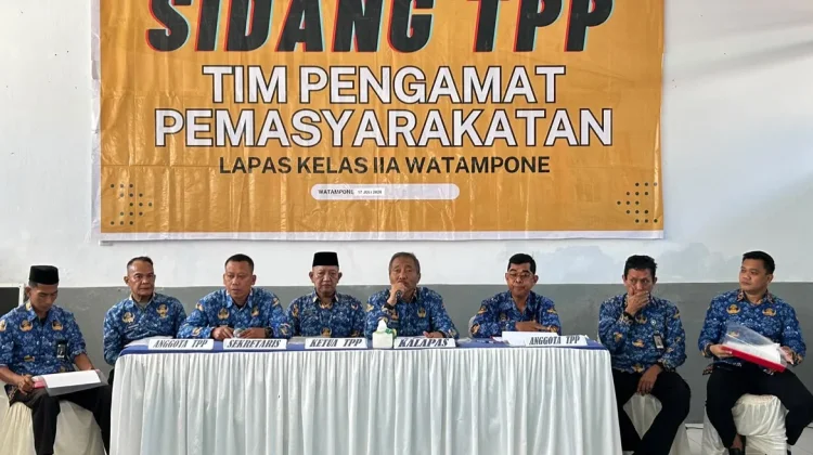 Lapas Watampone Optimalkan Pemenuhan Hak Warga Binaan Melalui Sidang Pengamat