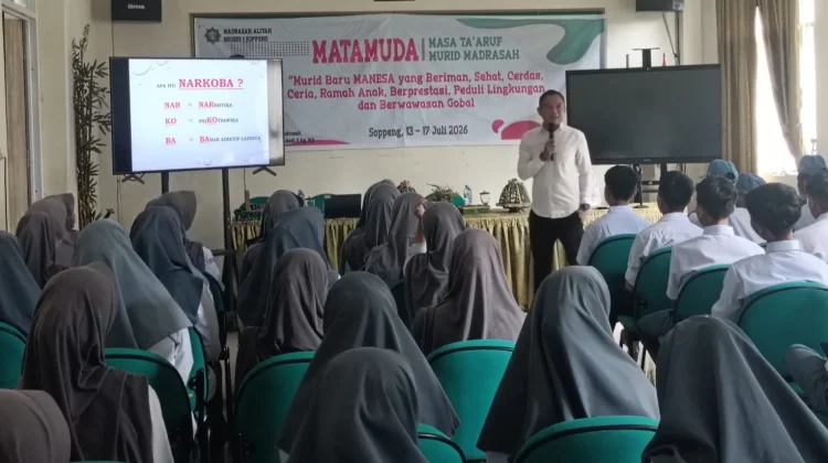 Sat Resnarkoba Soppeng Edukasi Pelajar Cegah Bahaya Penyalahgunaan Narkoba