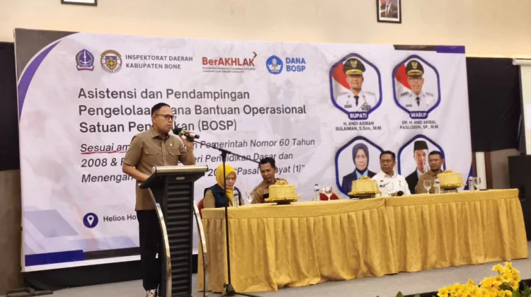 Wabup Bone Buka Asistensi dan Pendampingan Dana BOSP