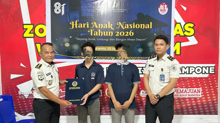 Dua Anak Binaan Lapas Watampone Terima Remisi Khusus HAN 2026