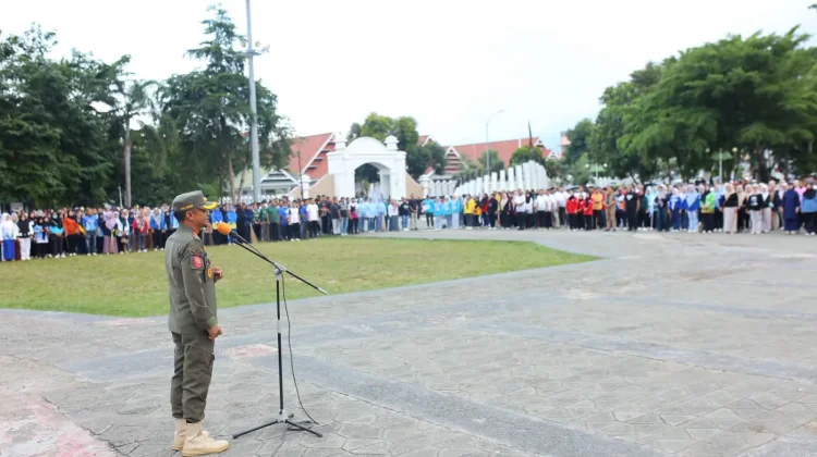 Bupati Bone Pimpin Ribuan Peserta Kerja Bakti Massal Bersama