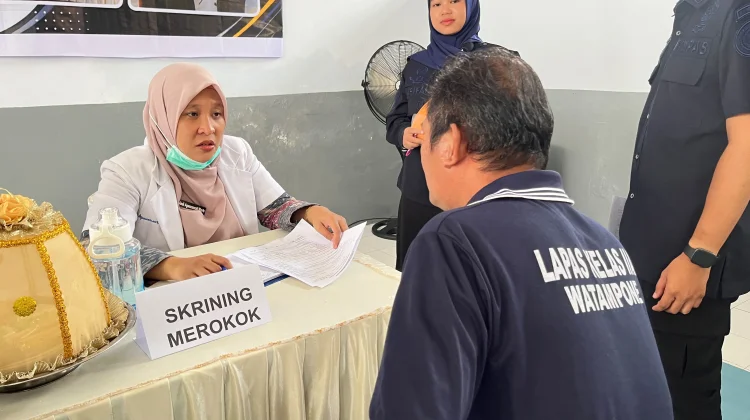 Lapas Watampone Gelar CKG dan Skrining TBC bagi WBP