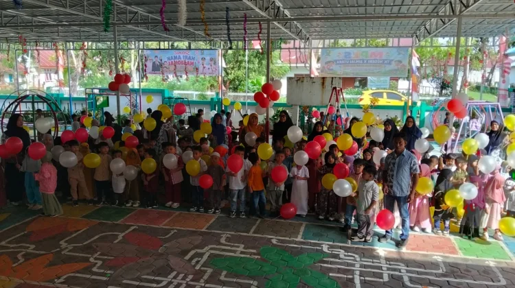 Ratusan Murid TK Negeri 10 Sinjai Ikuti Upacara Hari Anak Nasional