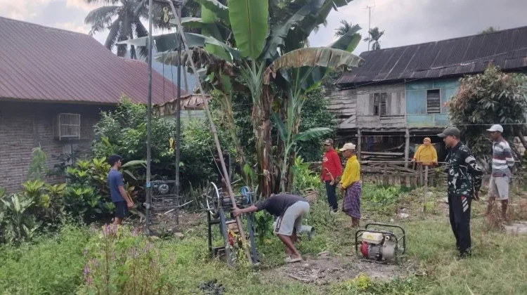 Satgas TMMD Bone Pantau Pengerjaan Sumur Bor Desa Langi Berkelanjutan