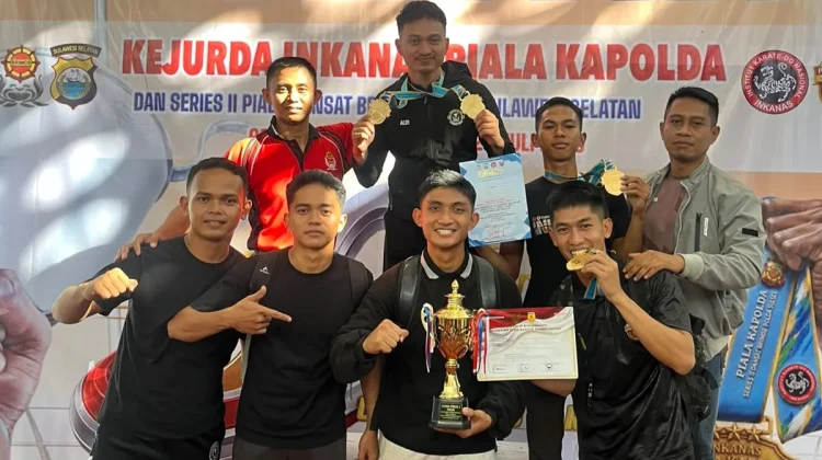Brimob Bone Raih Juara Umum III Karate Kapolda Cup 2026