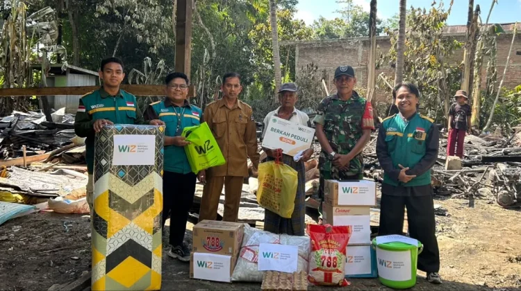 LAZ WIZ Bone Bergerak Cepat Bantu Korban Kebakaran Samaelo