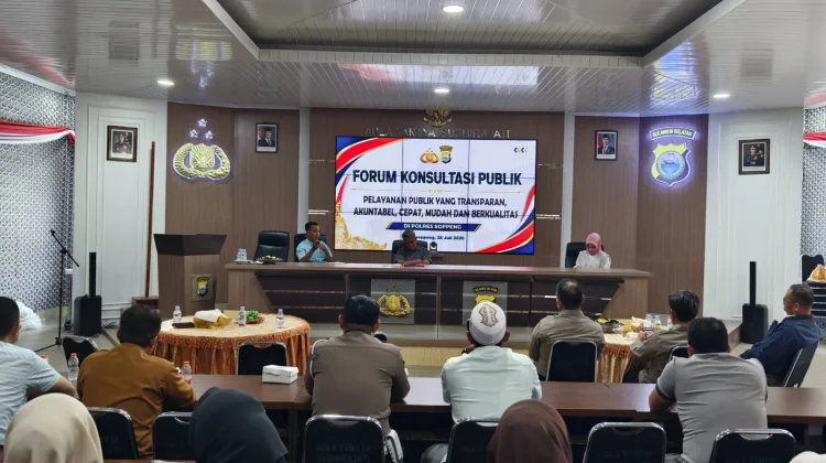 Polres Soppeng Gelar Forum Konsultasi Publik Tingkatkan Kualitas Pelayanan