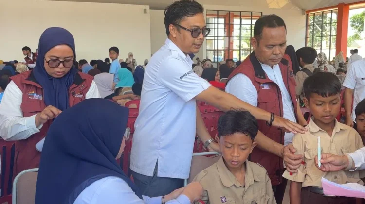Pembukaan MPLS Sekolah Rakyat Terintegrasi 1 Bone, Siswa Langsung Ikuti CKG