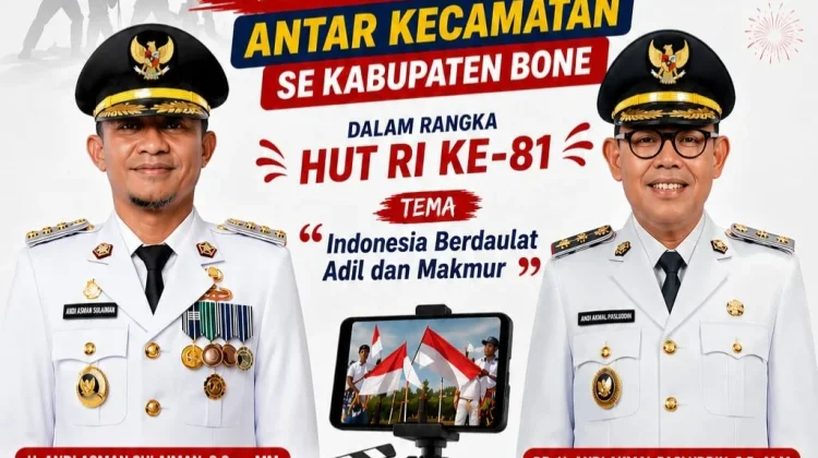 Pemkab Bone Gelar Lomba Video Antar Kecamatan Sambut HUT RI