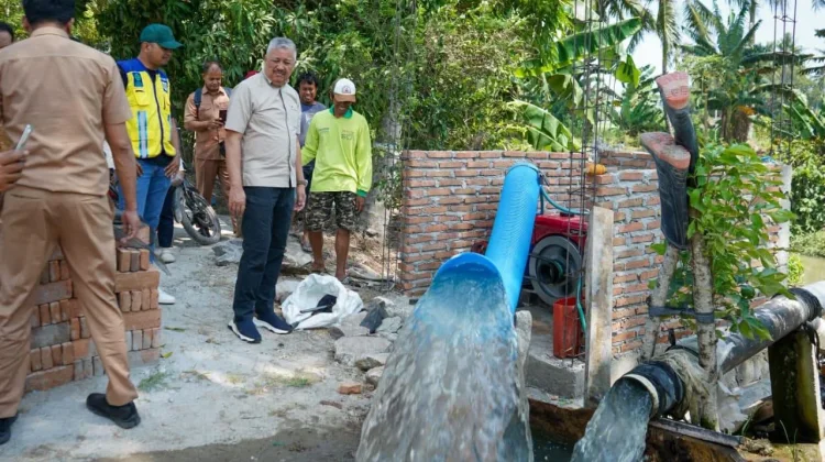 Atasi Ancaman Kekeringan, Pemkab Pinrang Optimalkan Irigasi Perpompaan