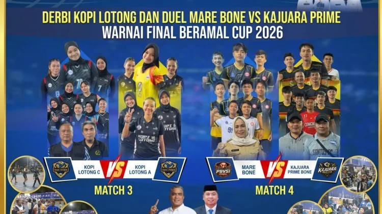 Puncak Beramal Cup 2026: Lapangan Merdeka Bone Jadi Saksi Pertarungan Juara