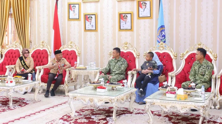 Bupati Bone Sambut Silaturahmi DANDODIKLATPUR, Perkuat Sinergi Pemda dan TNI