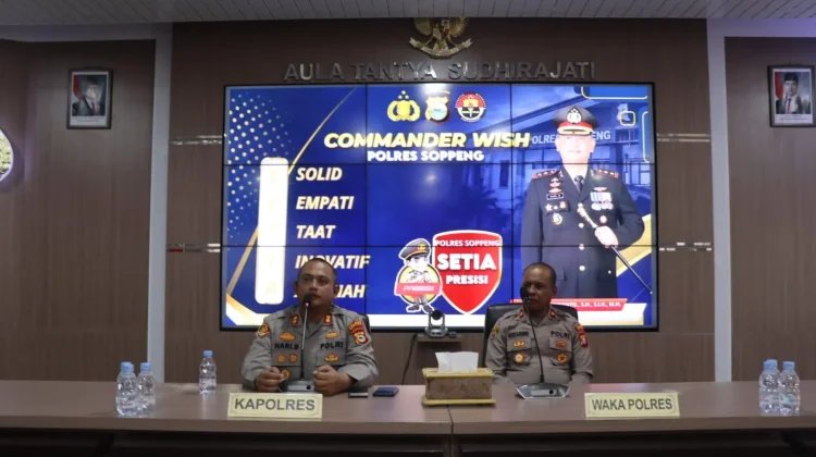Kapolres Soppeng Luncurkan SETIA PRESISI
