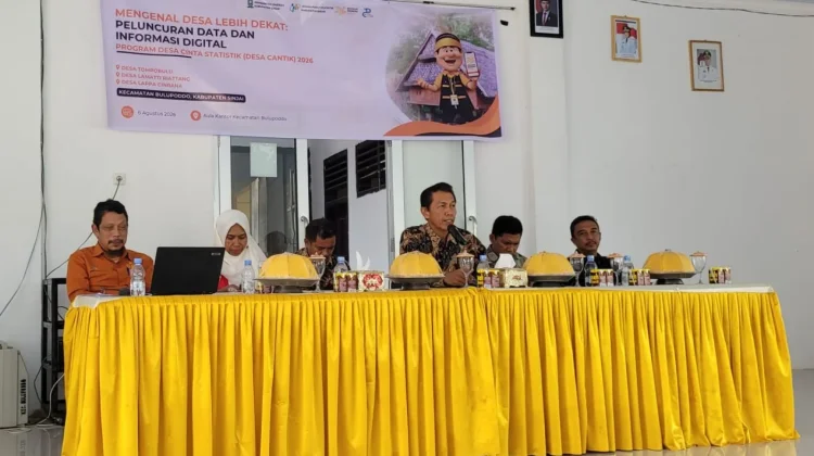 Pemkab Sinjai dan BPS Perkuat Tata Kelola Data Desa lewat Program Desa Cantik