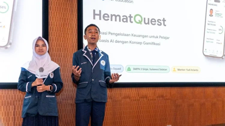 Tiga Siswa SMPN 3 Sinjai Presentasikan Inovasi AI di Google Indonesia