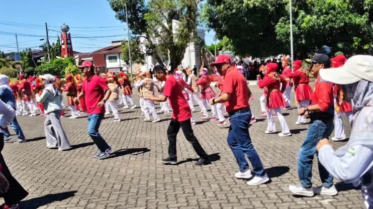 Pemkab Bone Gelar Lomba Senam Kreasi Meriahkan HUT RI