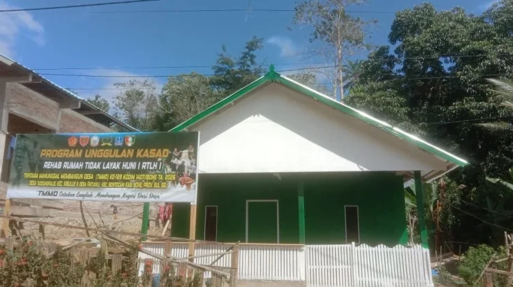 TMMD ke-129 Rampungkan Renovasi Tujuh Rumah Warga