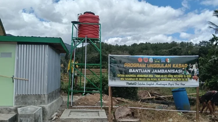 TMMD ke-129 Hadirkan Sanitasi Sehat dan Air Bersih di Dua Kecamatan