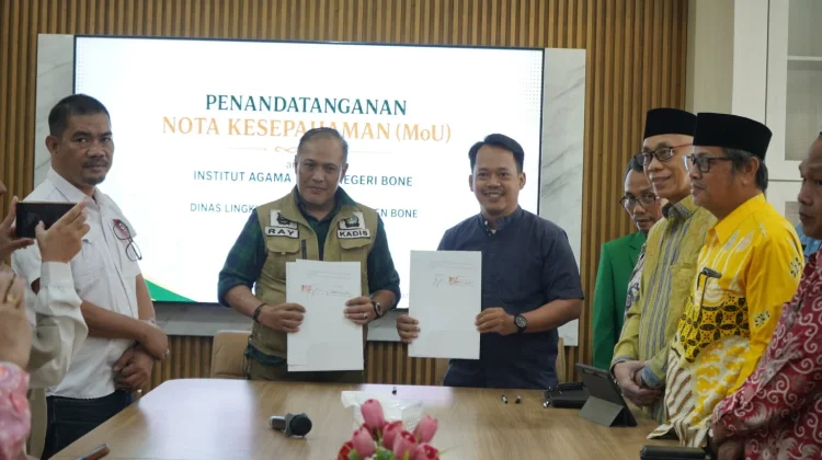 DLH Bone dan IAIN Bone Kerja Sama Kelola Lingkungan Berkelanjutan
